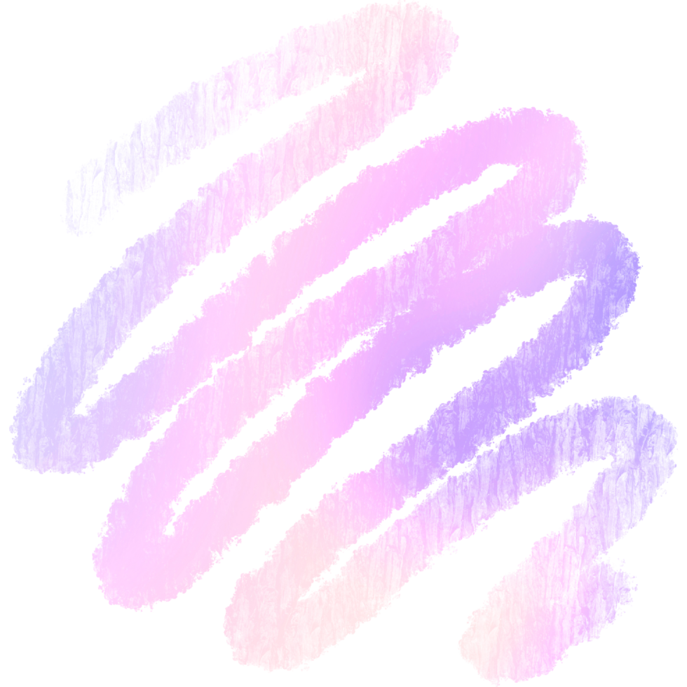 A Rugged Hand Sketched Gradient Stroke In Pink And Purple With Rough Textures png