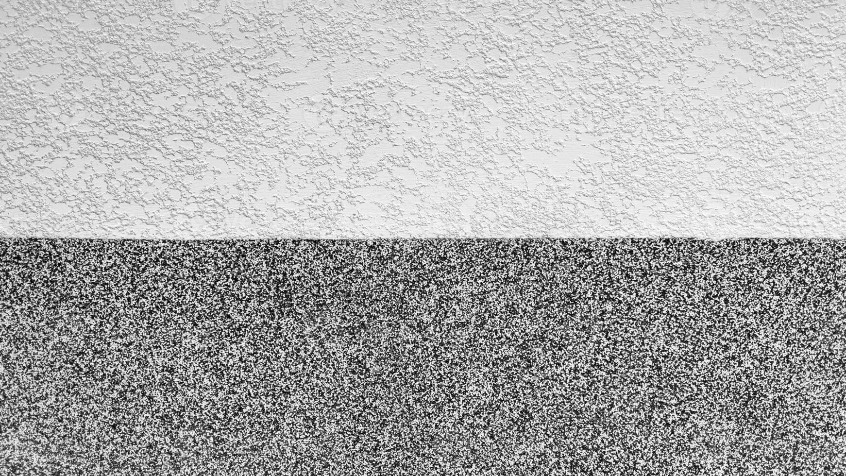 The texture of the grey decorative plaster in bark beetle style. photo