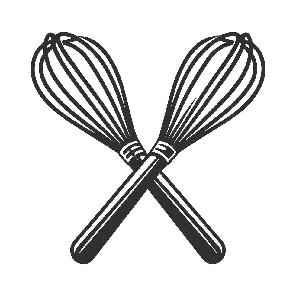 Dynamic Whisked Design Illustration vector