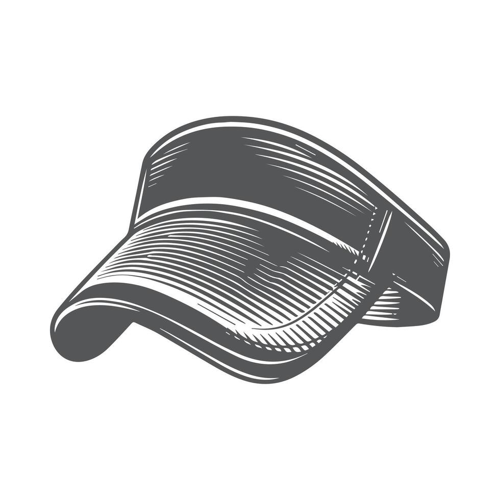 Minimalist Fashion Baseball Cap with White Stripe vector