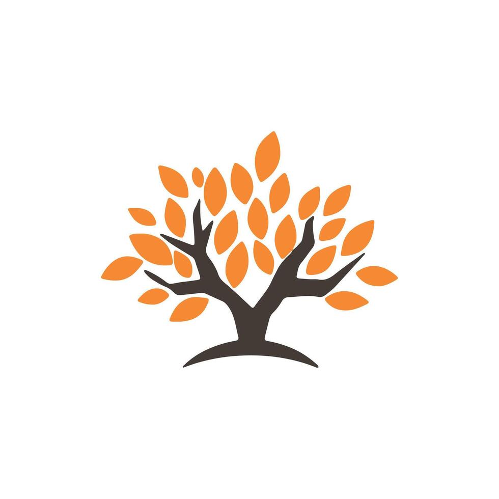 Agriculture tree company brand logo icon design vector