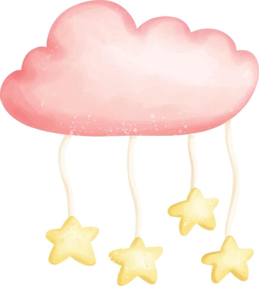 Baby element, baby shower element vector