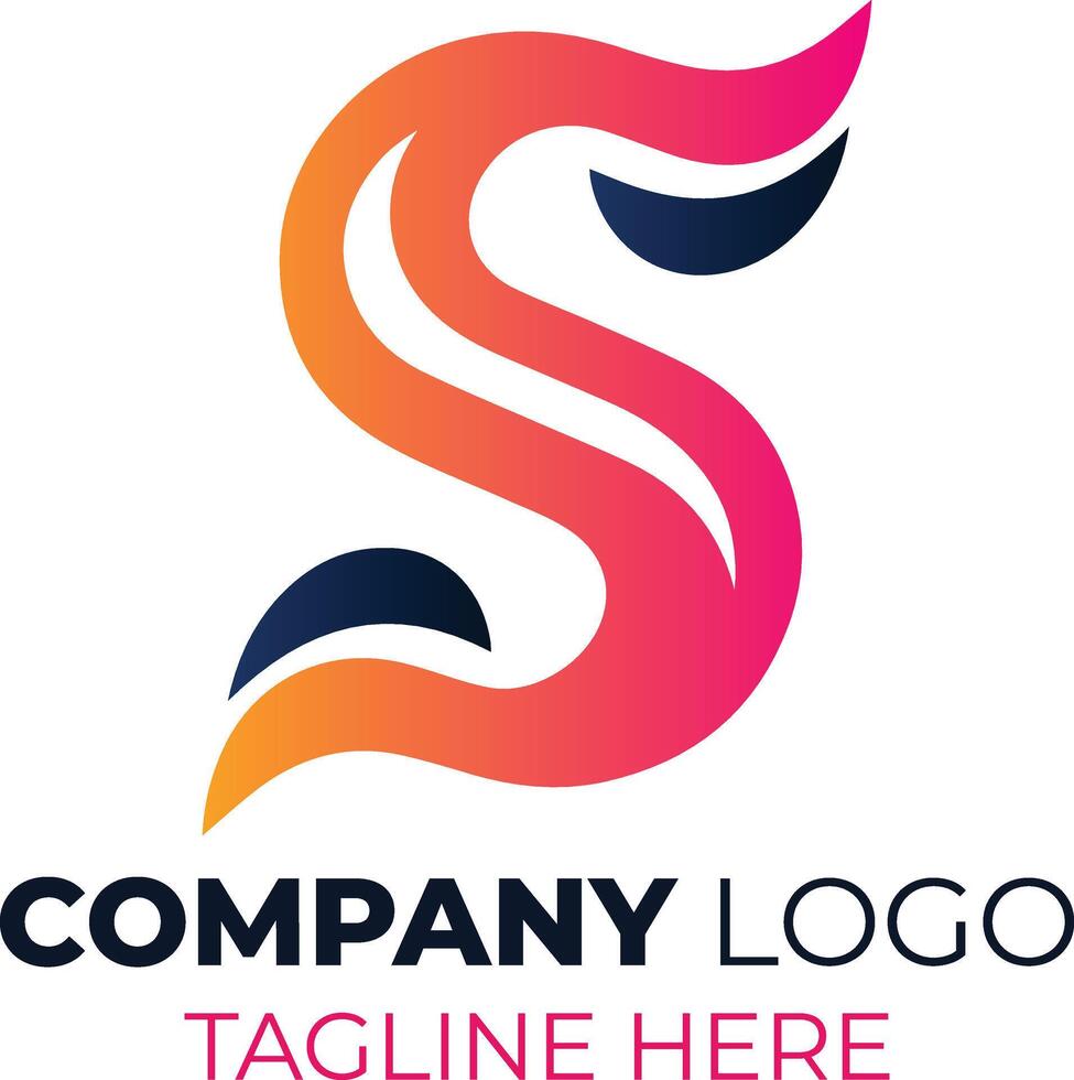 Professional Letter S Logo Design for Business Branding and Identity - Modern Esports, Sports, and Channel Logo vector