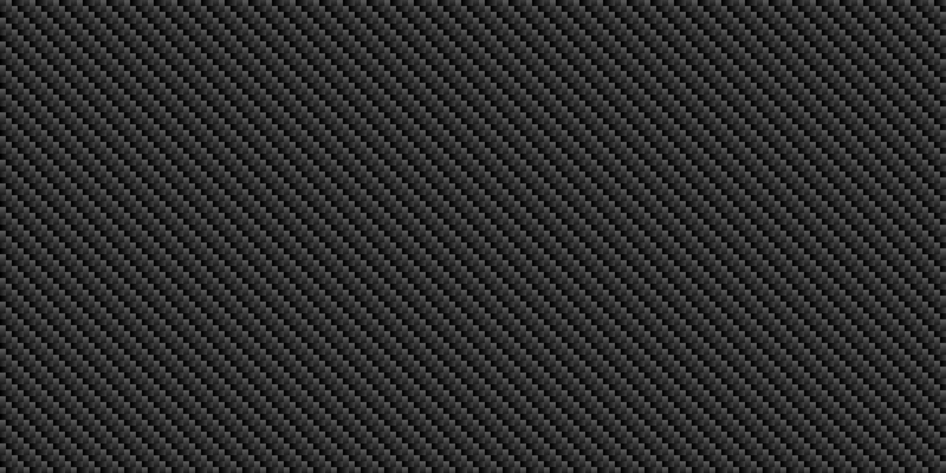 Black diagonal carbon fiber seamless texture pattern illustration. vector