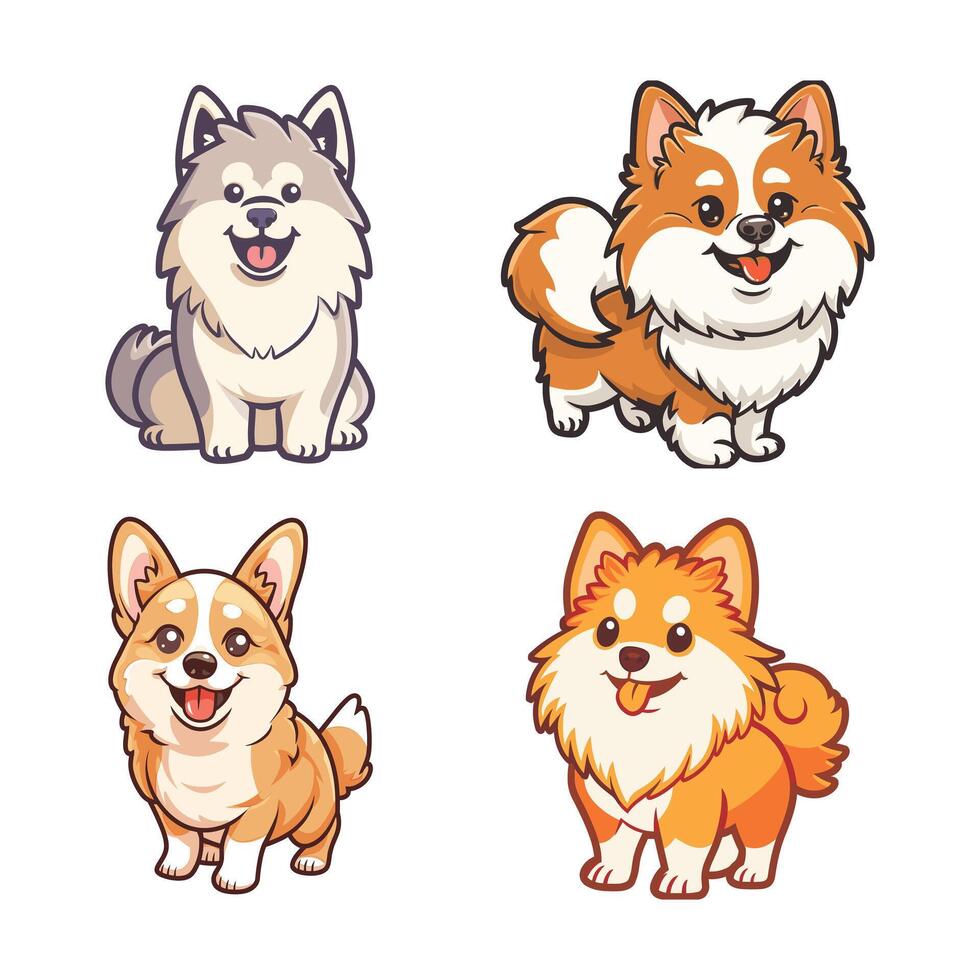 Italian Icelandic Sheepdog dog tshirt design vector