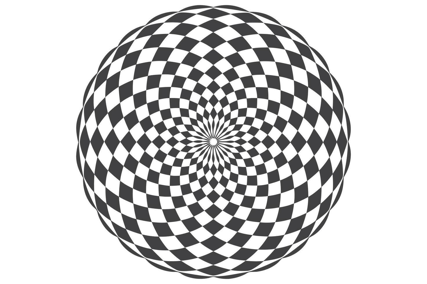 Unique Seamless Optical Illusion Backgrounds vector