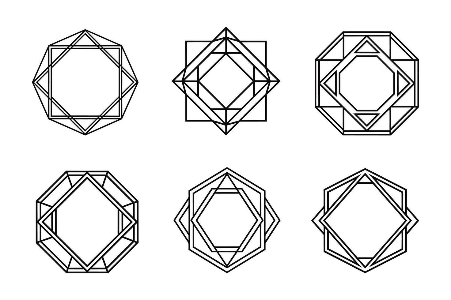 Editable Borders for Professional Use vector