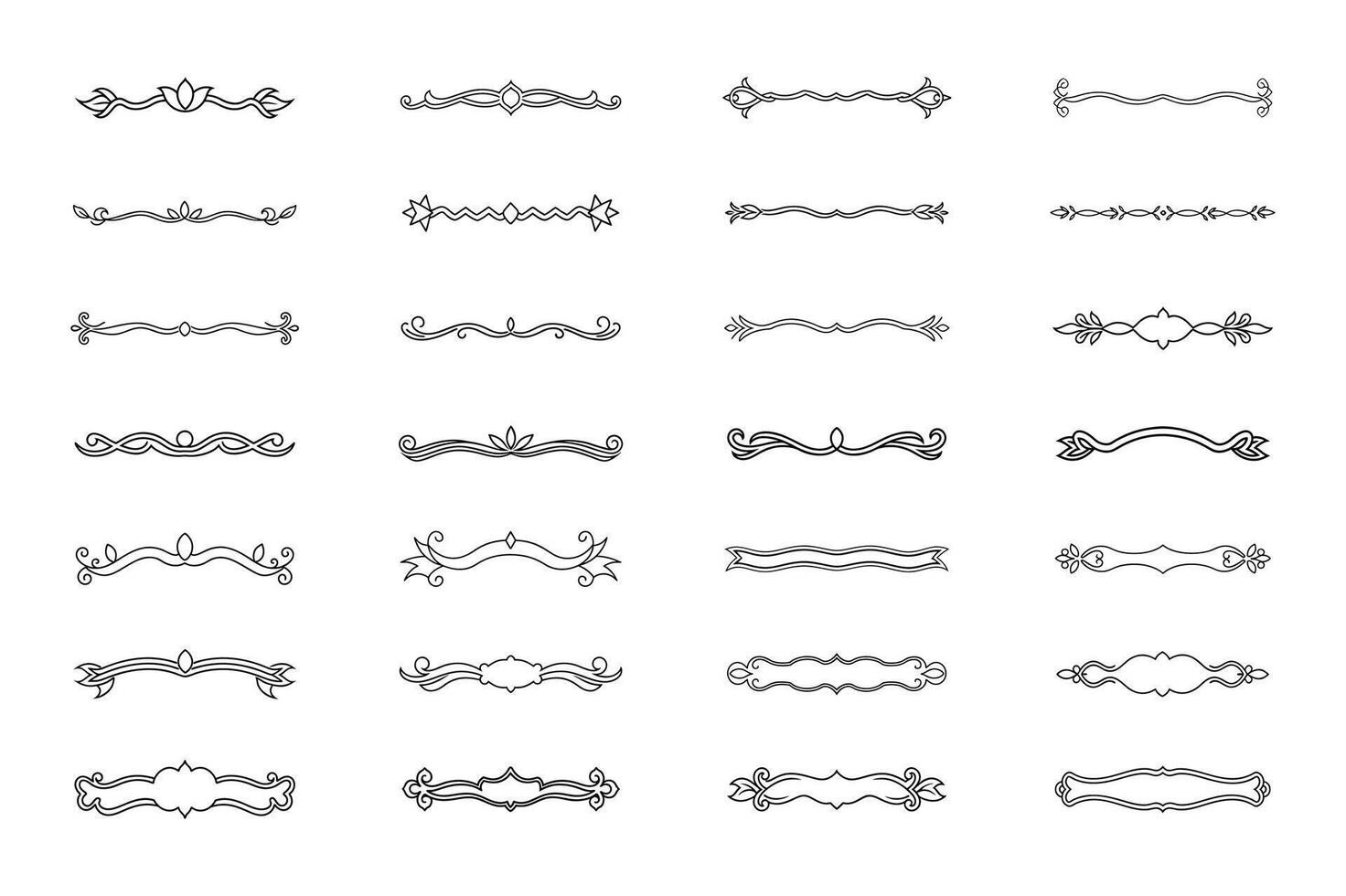 Retro Shapes for Vintage-Inspired Designs vector
