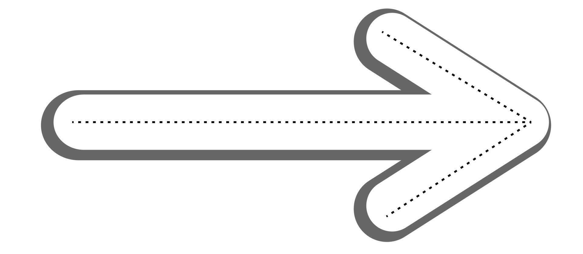 Long arrows icon . Trendy long arrows left and right in flat style. Replaceable design. For your apps, websites and UI or UX design vector