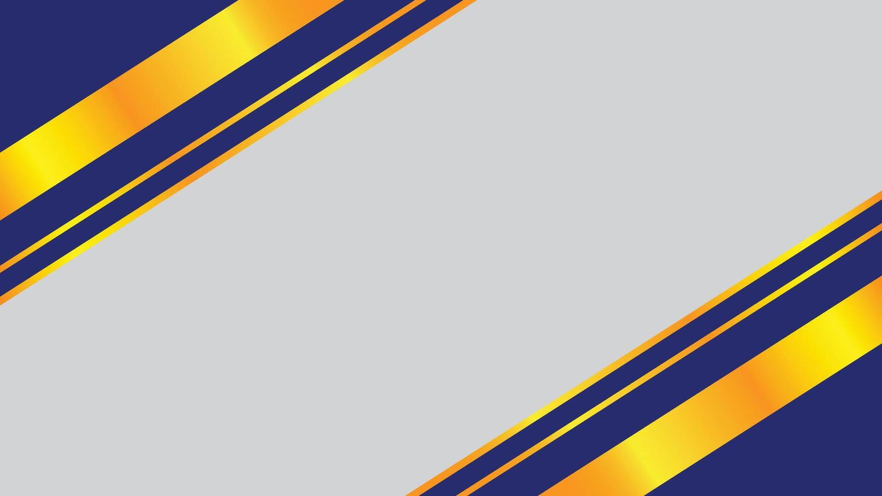 Abstract background design in modern style with gold and blue colors vector