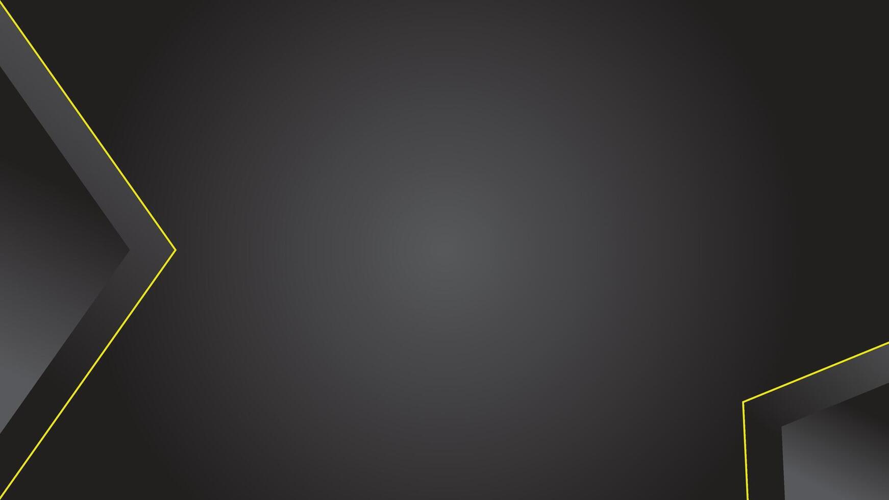 Abstract background design with a modern style, a combination of black and yellow vector