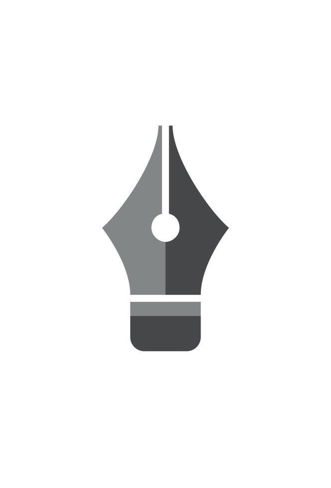 simple pen icon for design vector