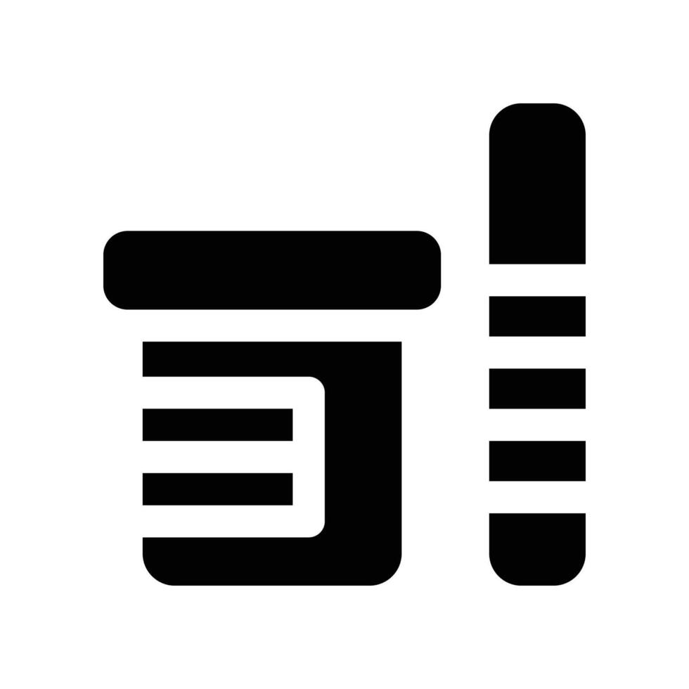 urine test icon. glyph icon for your website, mobile, presentation, and logo design. vector