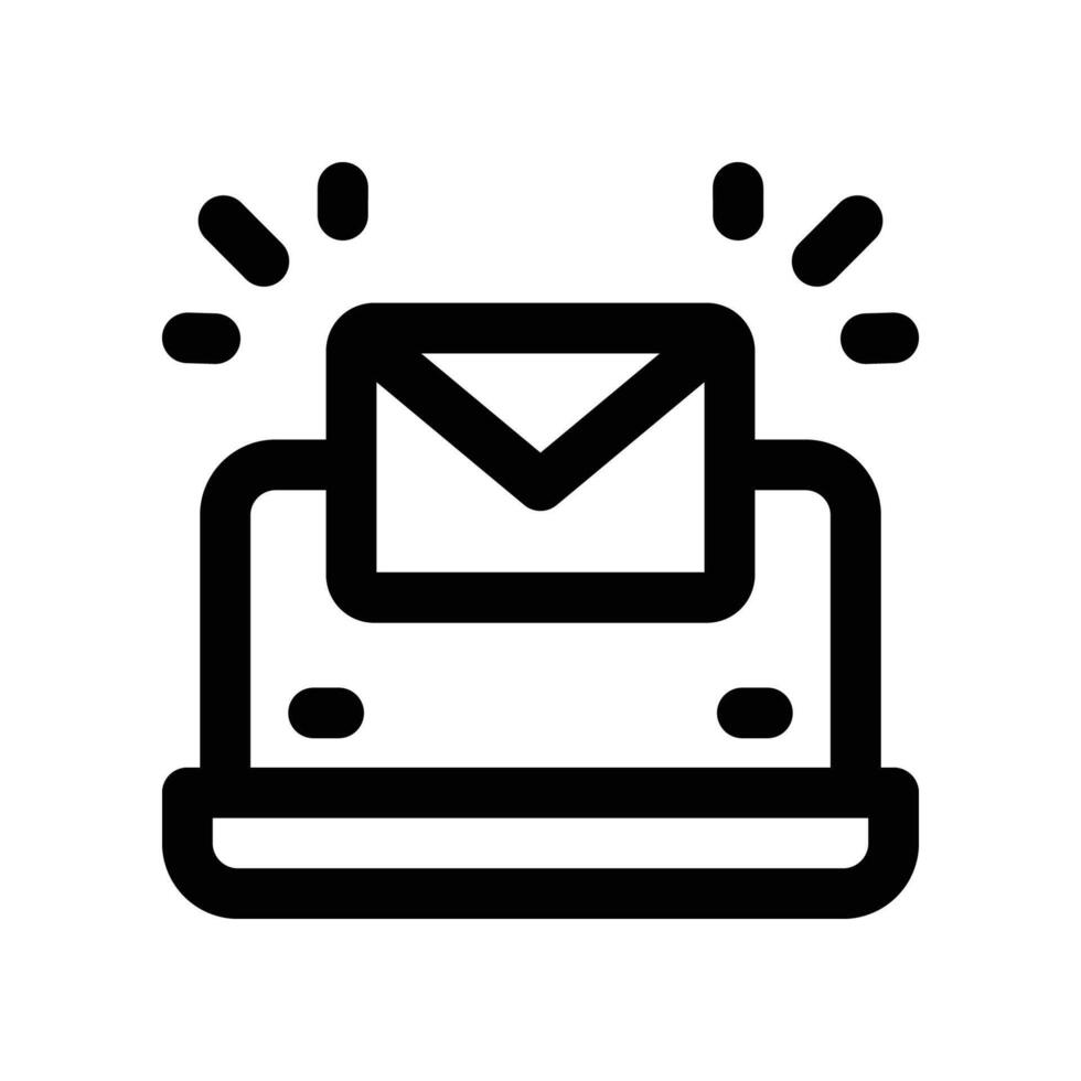 email icon. line icon for your website, mobile, presentation, and logo design. vector