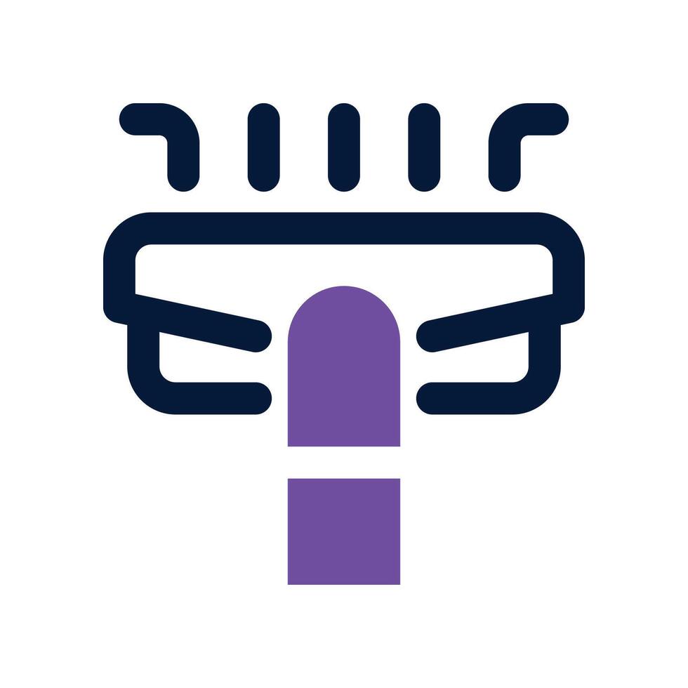 vacuum cleaner icon. dual tone icon for your website, mobile, presentation, and logo design. vector