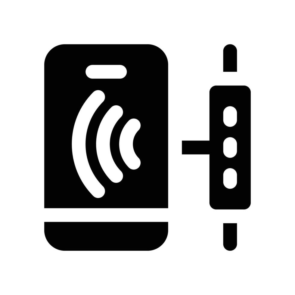 automatic call icon. glyph icon for your website, mobile, presentation, and logo design. vector