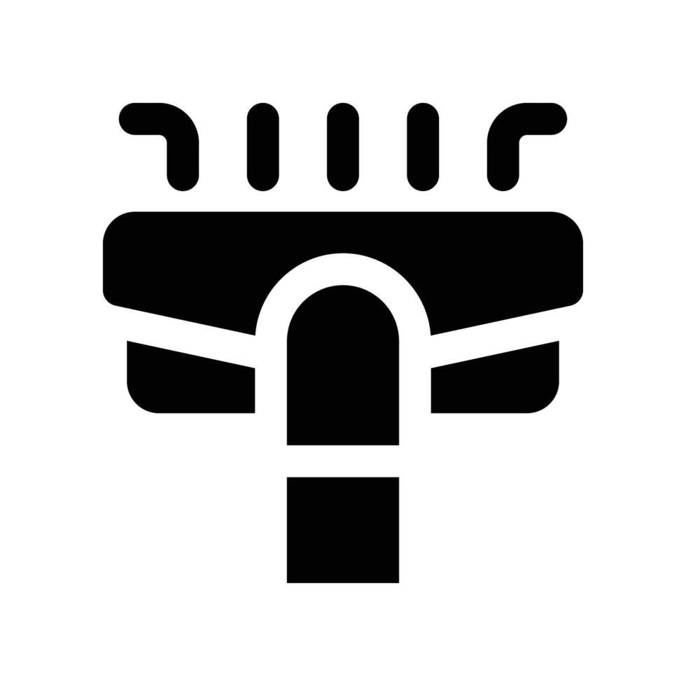 vacuum cleaner icon. glyph icon for your website, mobile, presentation, and logo design. vector