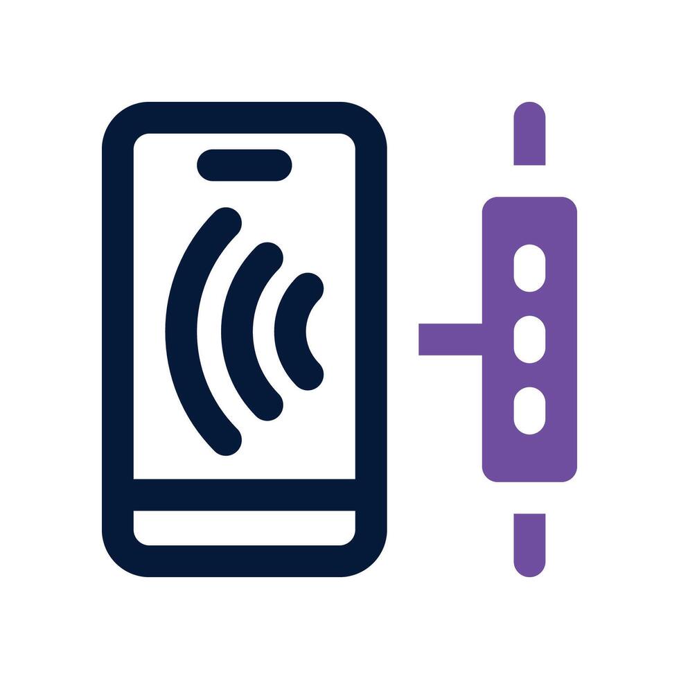 automatic call icon. dual tone icon for your website, mobile, presentation, and logo design. vector