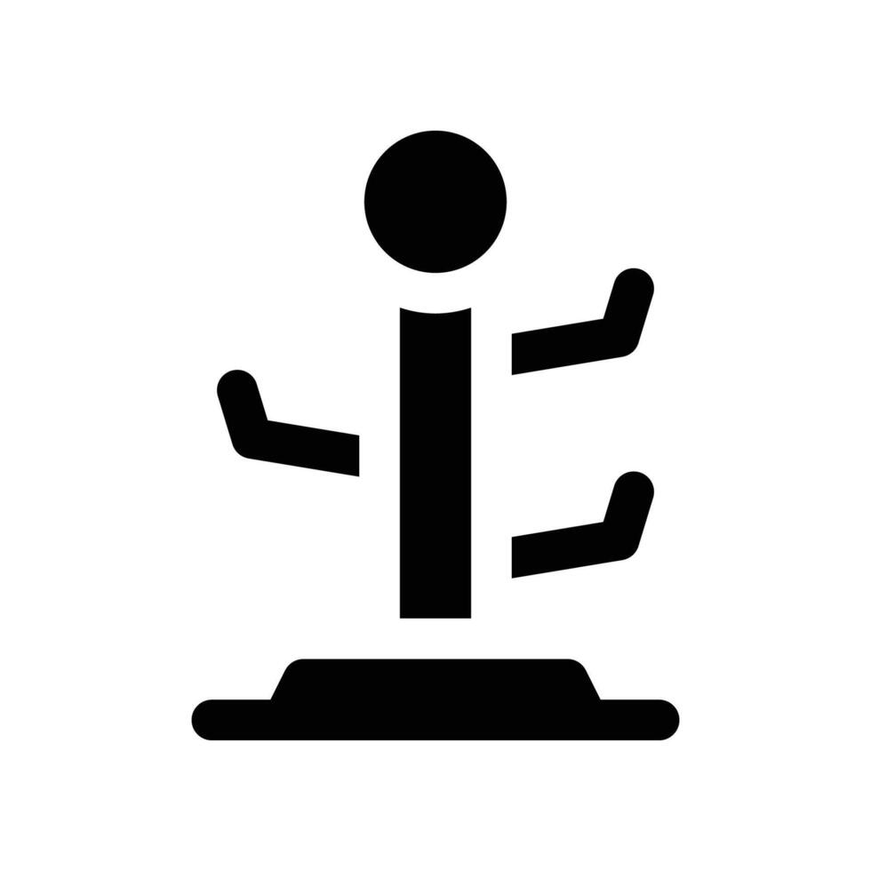 coat hanger icon. glyph icon for your website, mobile, presentation, and logo design. vector