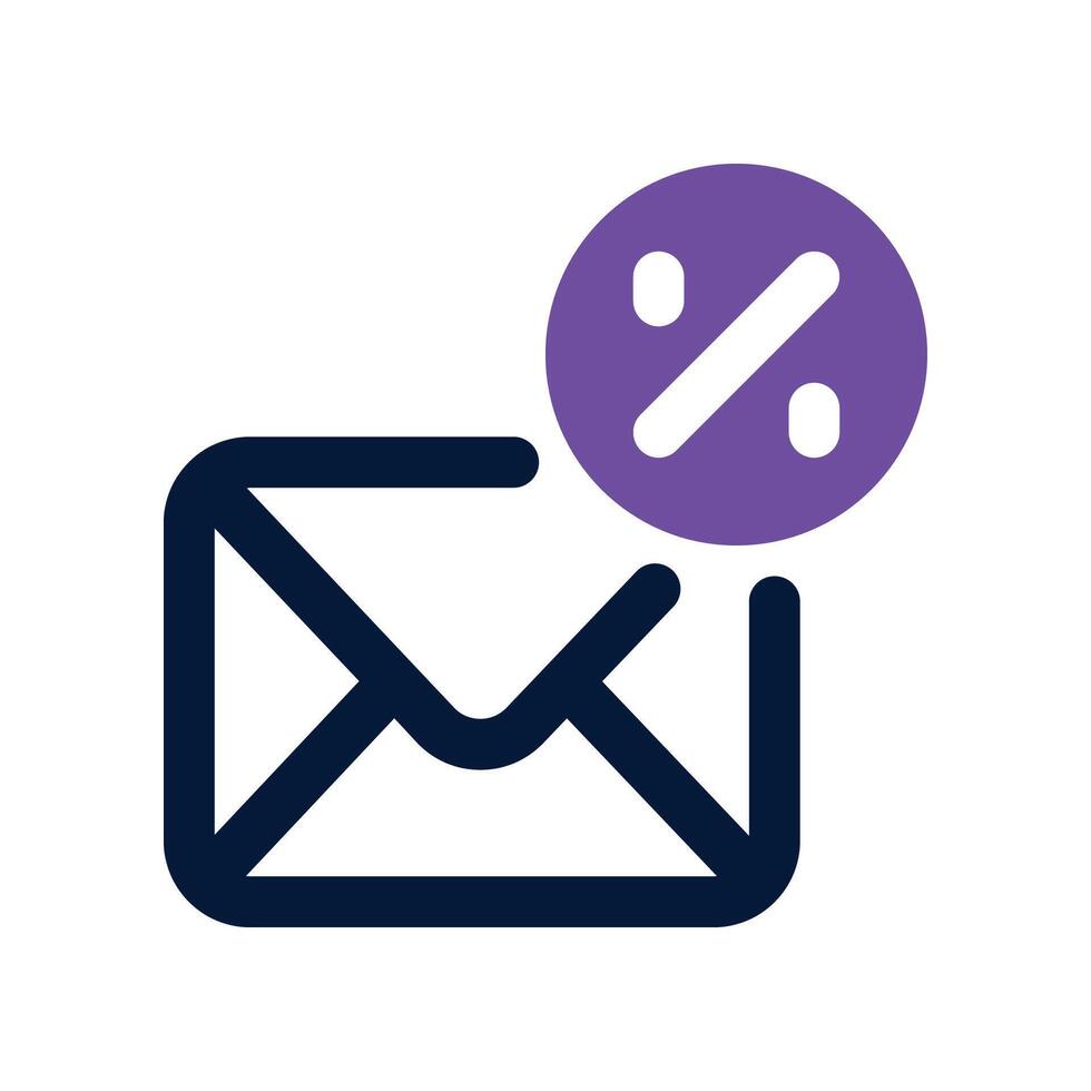 mail icon. dual tone icon for your website, mobile, presentation, and logo design. vector