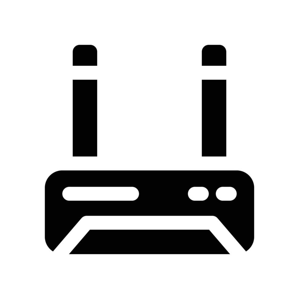 router icon. glyph icon for your website, mobile, presentation, and logo design. vector