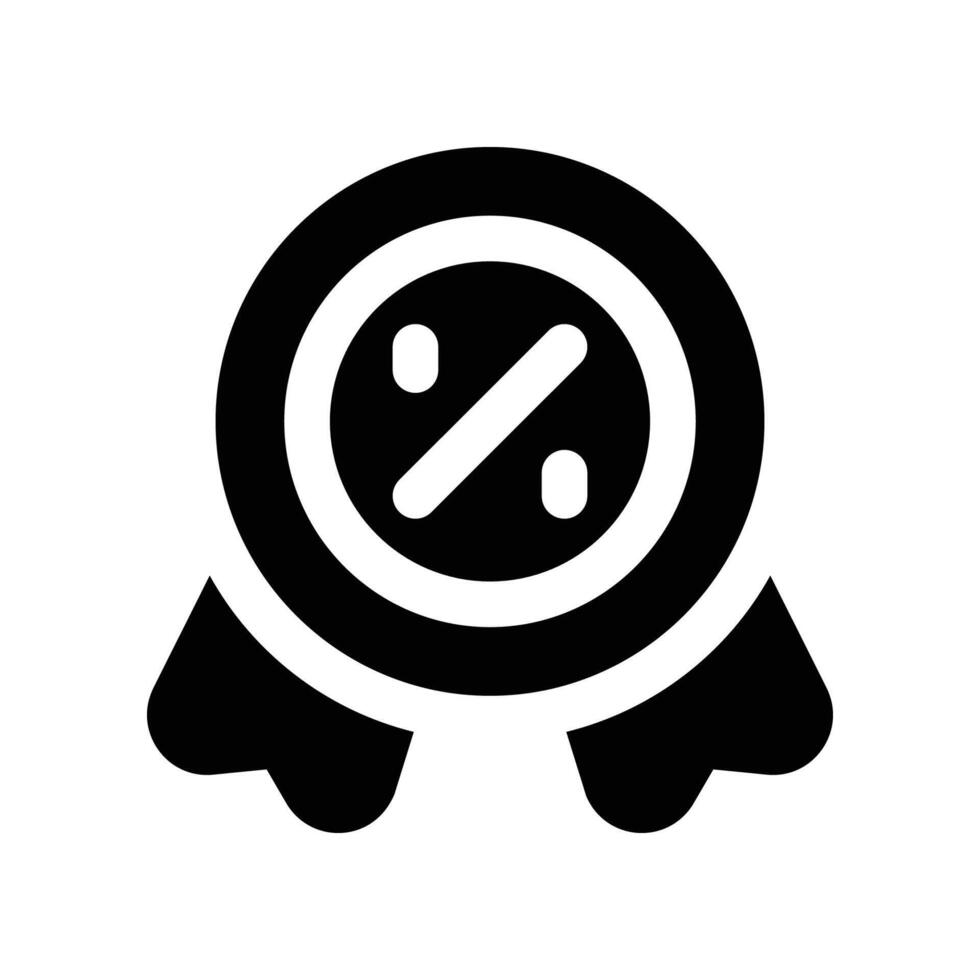promotion icon. glyph icon for your website, mobile, presentation, and logo design. vector