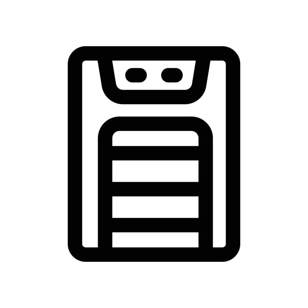 air purifier icon. line icon for your website, mobile, presentation, and logo design. vector