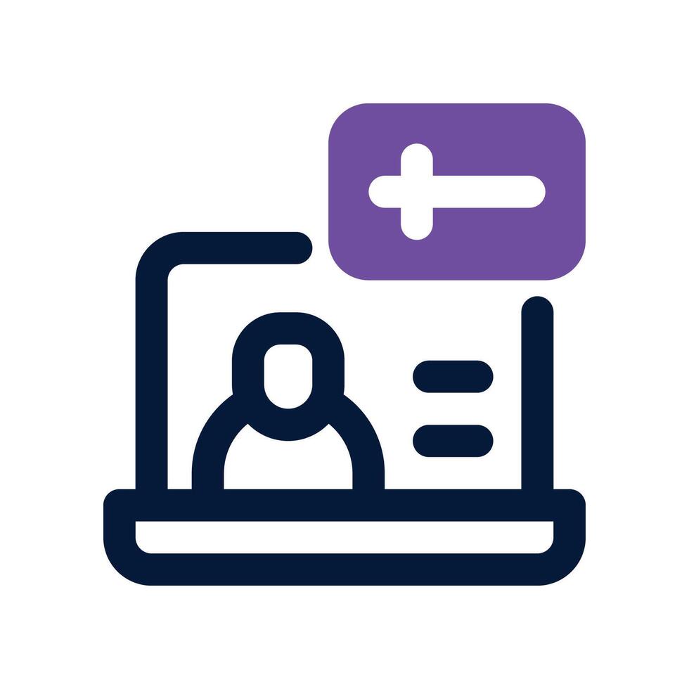 call icon. dual tone icon for your website, mobile, presentation, and logo design. vector
