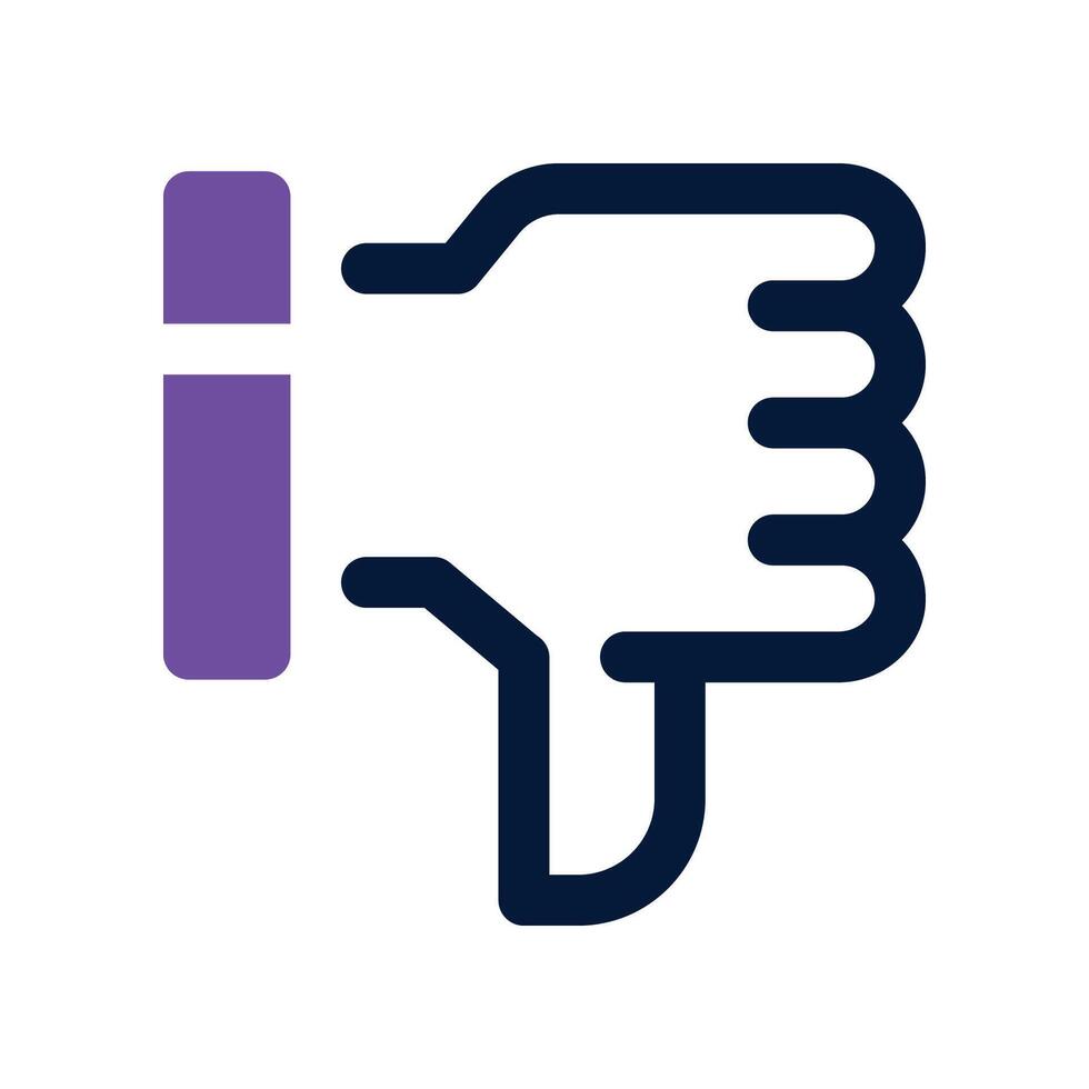dislike icon. dual tone icon for your website, mobile, presentation, and logo design. vector