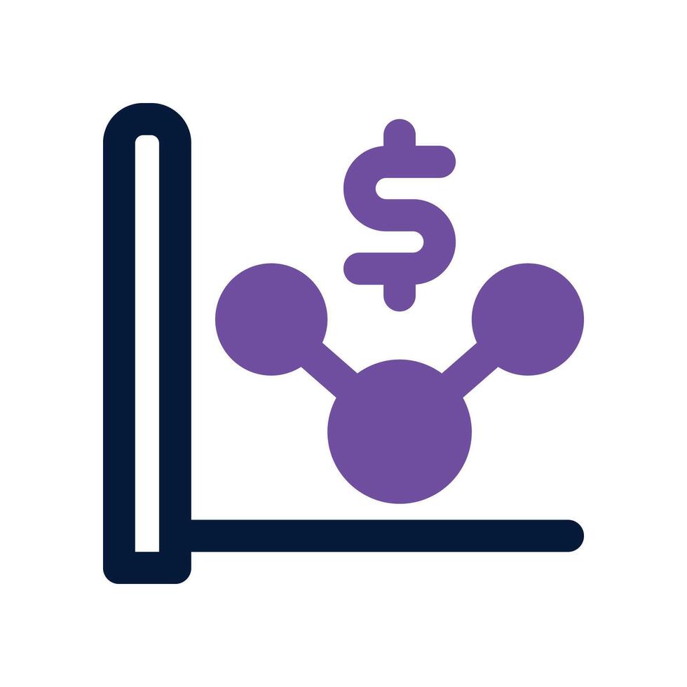 analysis icon. dual tone icon for your website, mobile, presentation, and logo design. vector