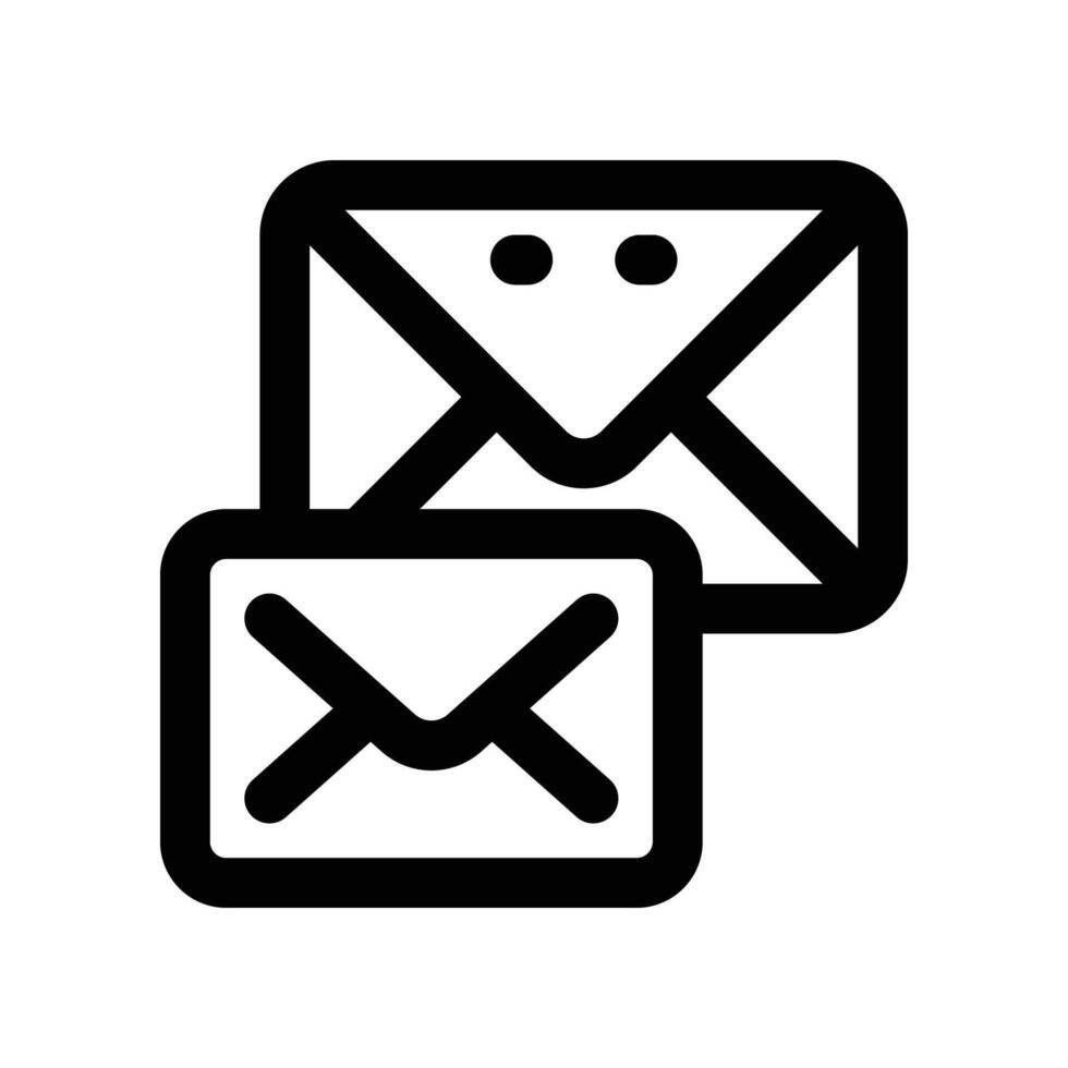 email icon. line icon for your website, mobile, presentation, and logo design. vector
