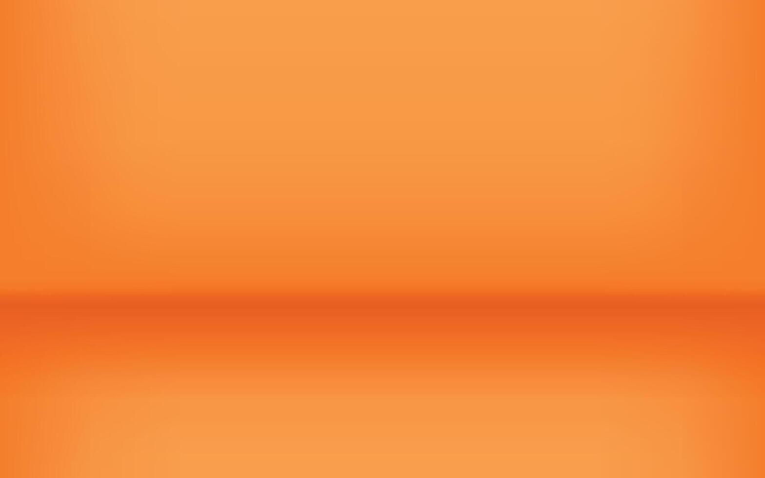 Orange studio background. Empty room or space for backdrop, product and presentation vector