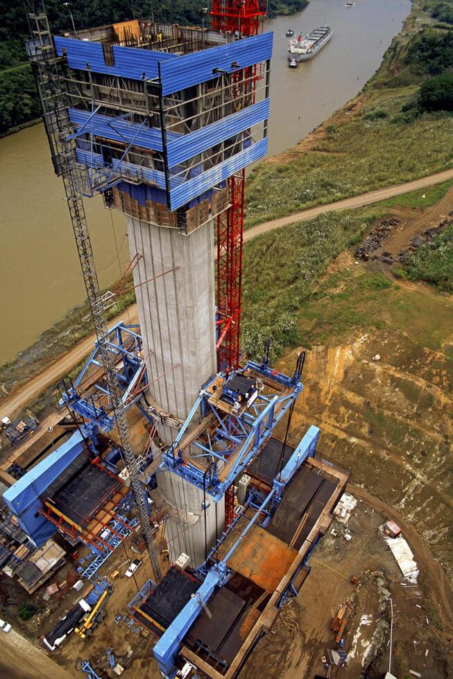 Centennial Bridge construction at Canal Panama photo