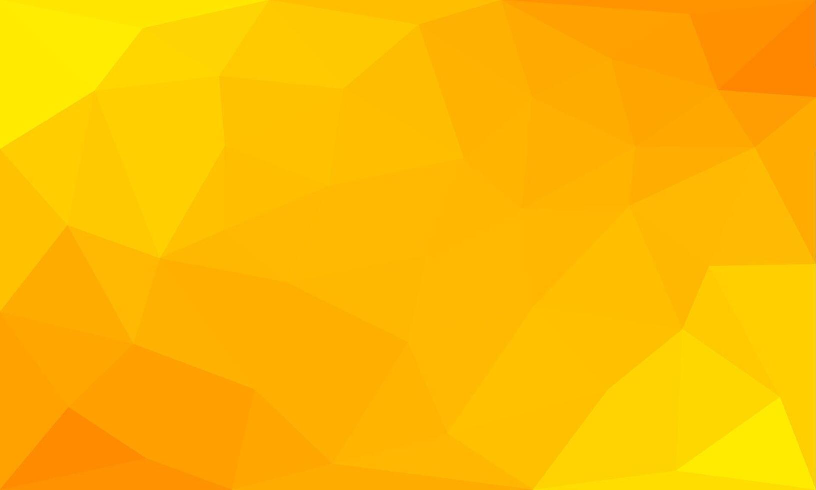 abstract triangle geometric background texture. modern yellow and orange mosaic illustration with triangular shape elements for display, business, website, backdrop, advertising, surface, idea vector