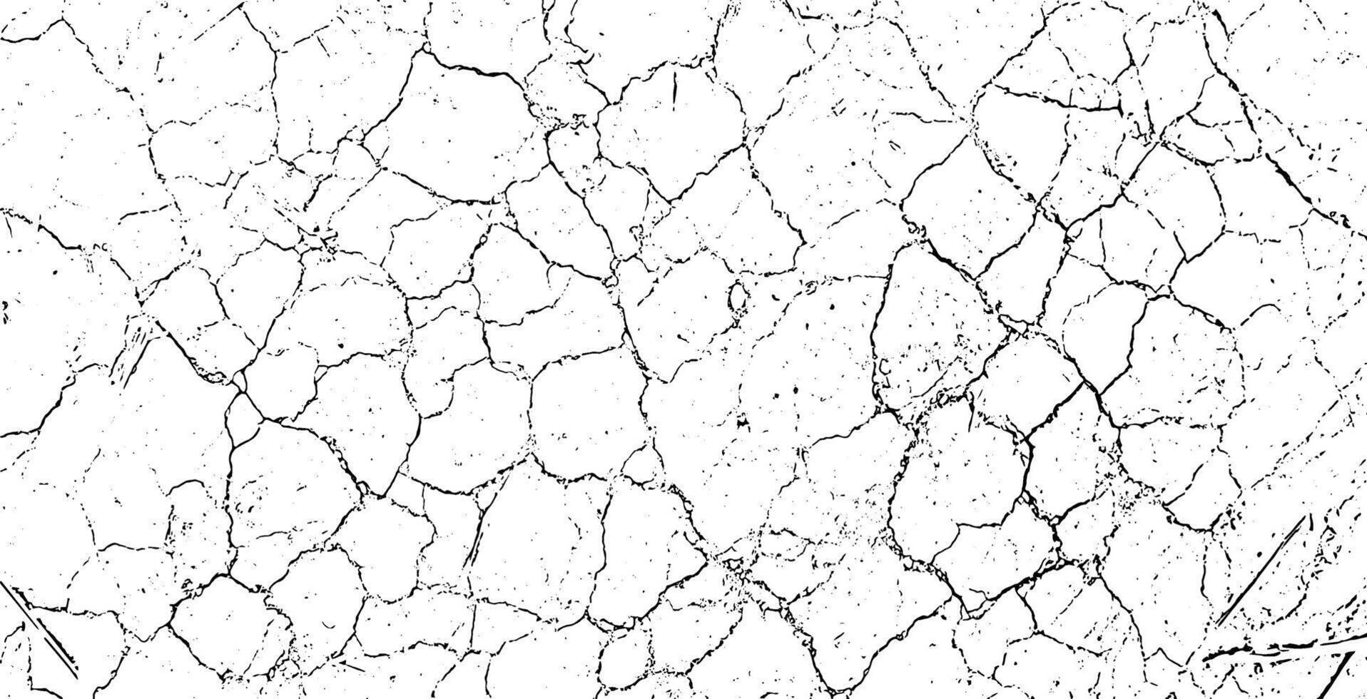 a black and white drawing of a cracked wall vector