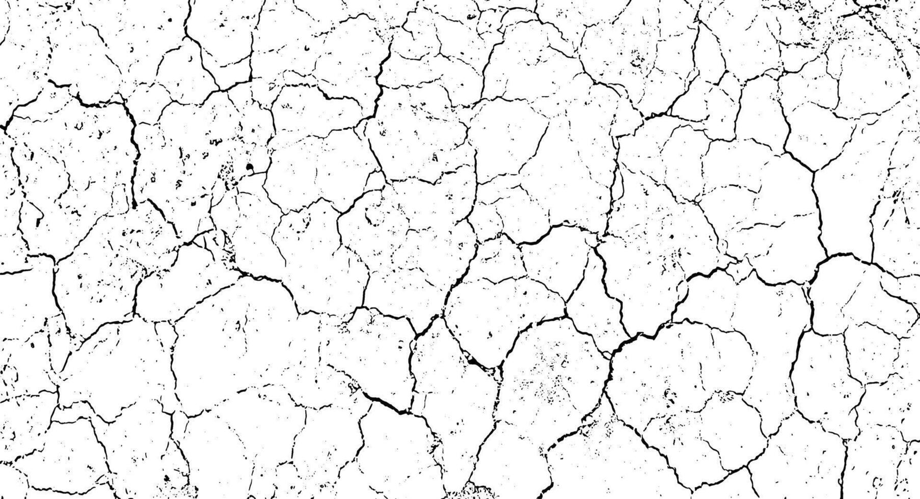 grunge texture dry land crack texture for overlay vector