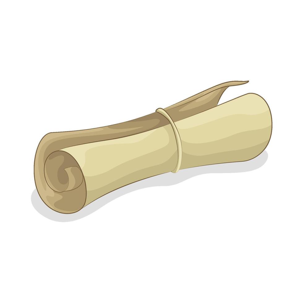 Illustration of paper roll vector