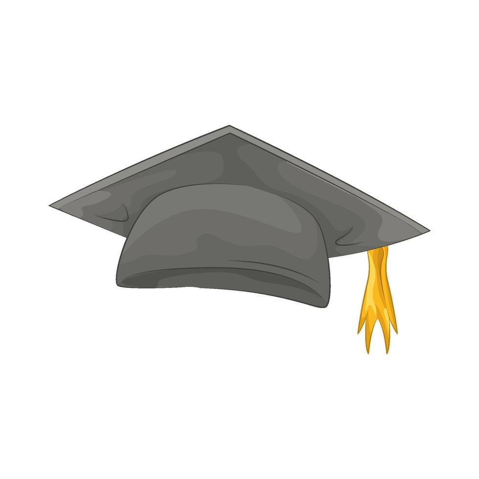 graduation hat illustration vector