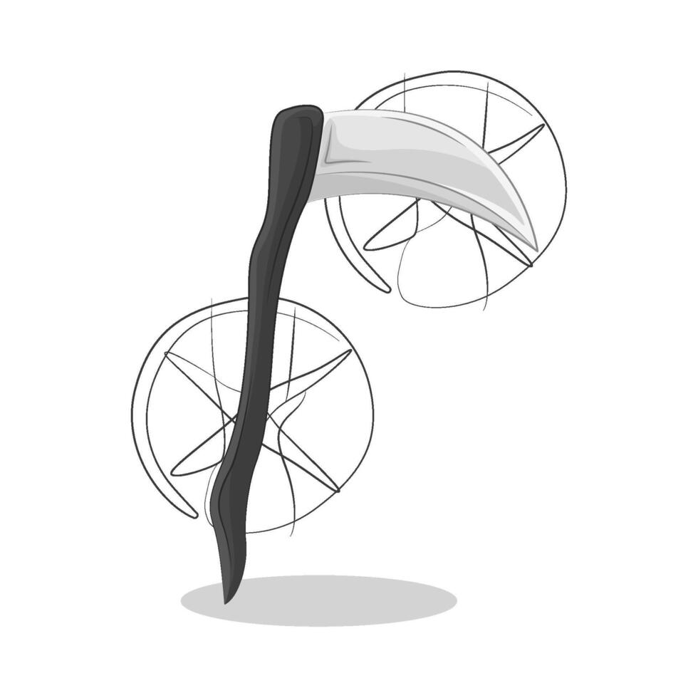 illustration of scythe vector
