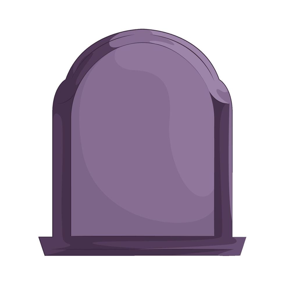 Headstones in a Cemetery illustration vector