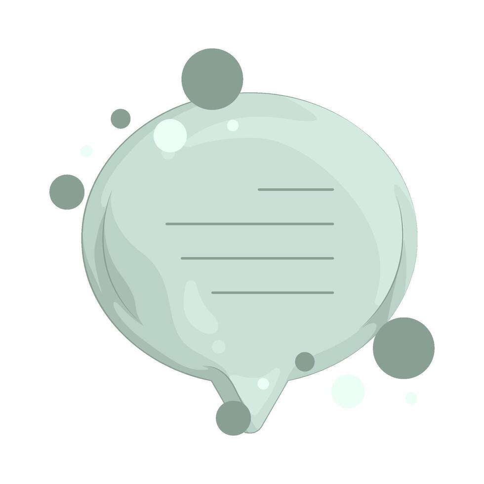 illustration of Animated Message Bubbles vector