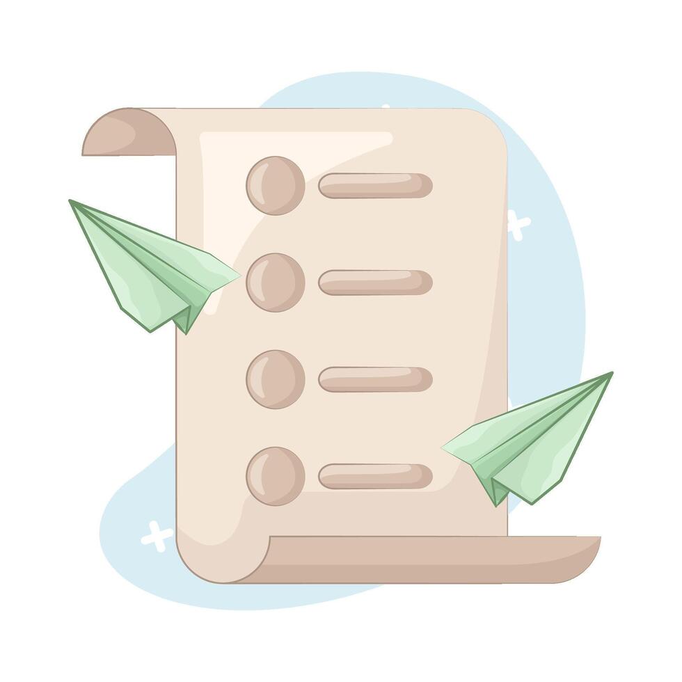 illustration of file vector