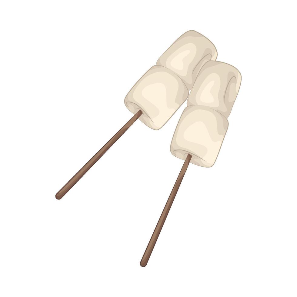 Illustration of marshmallow vector