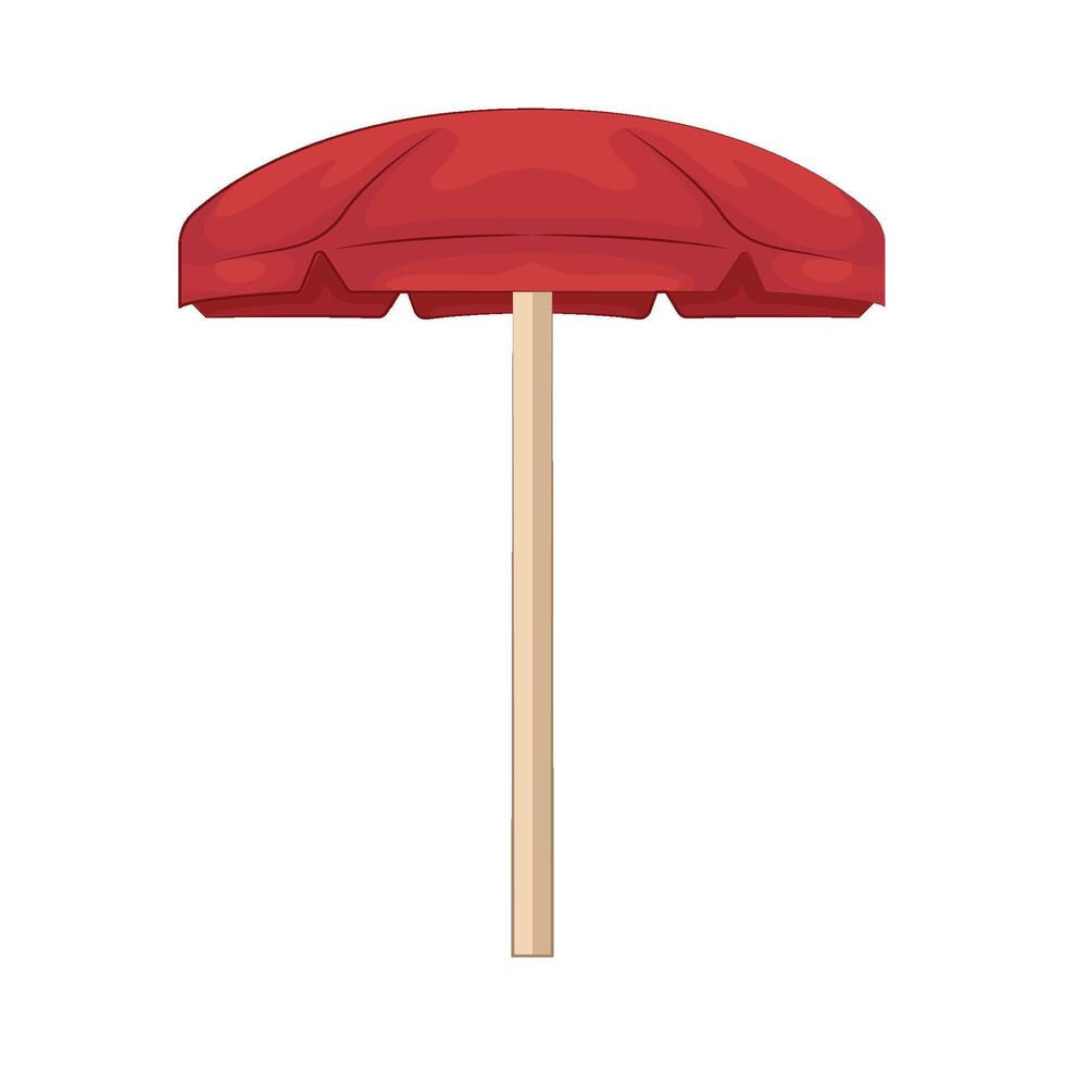 Illustration of beach umbrella vector