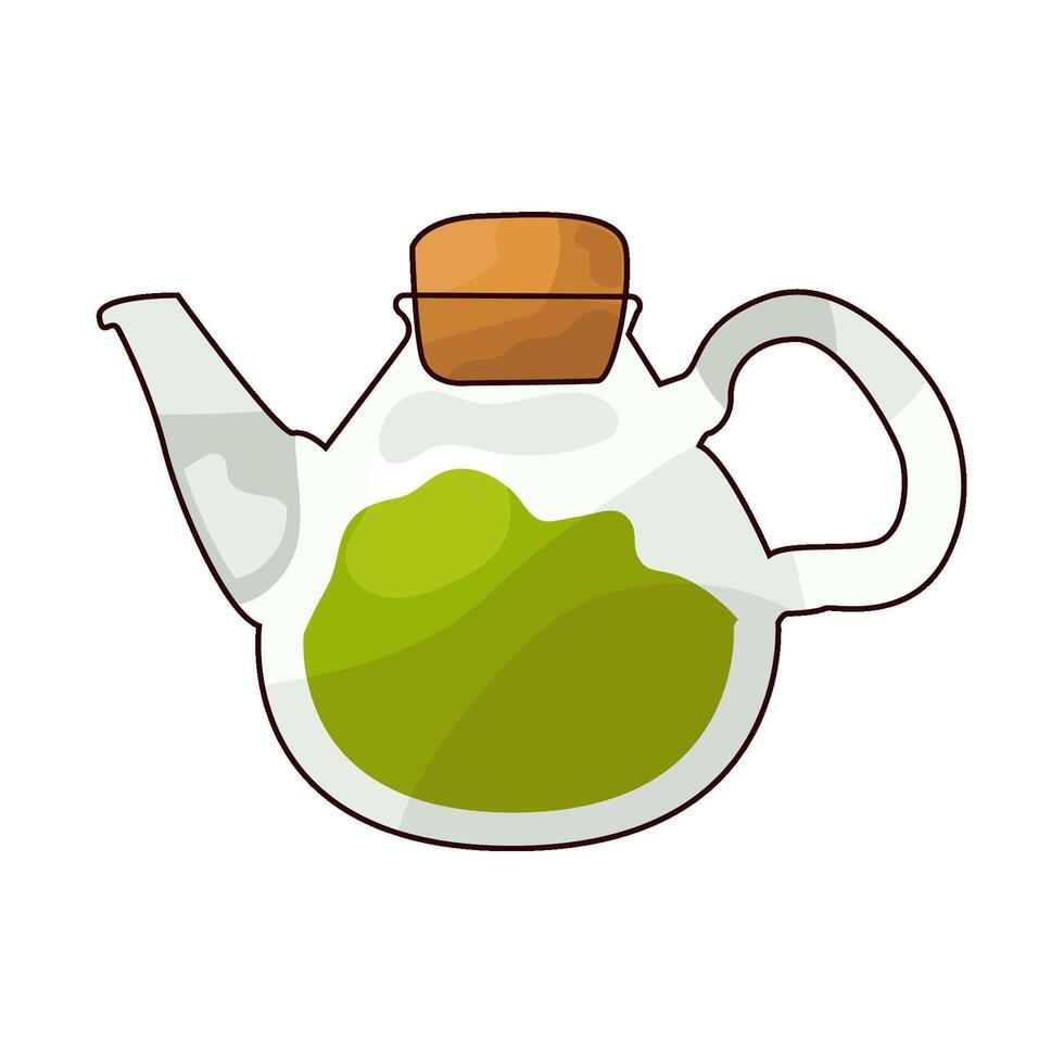 illustration of unique teapot vector