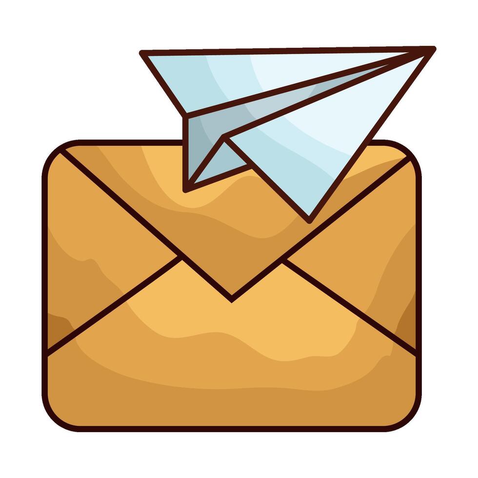 illustration of share message vector