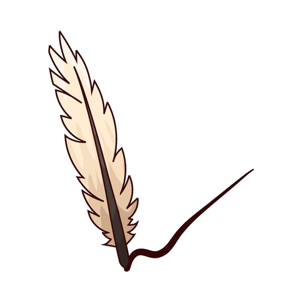 illustration of Traditional Quill Pen vector