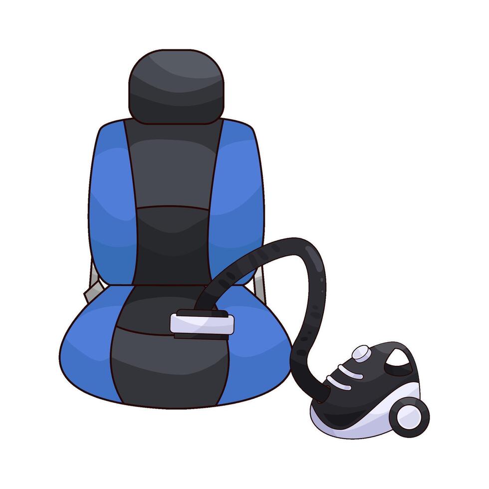 Neat Car Seat Care illustration vector