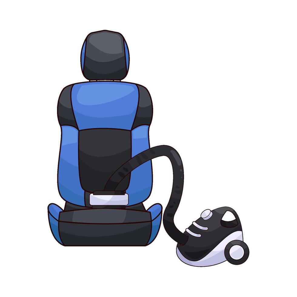 Cleaning Stains on Car Seats vector
