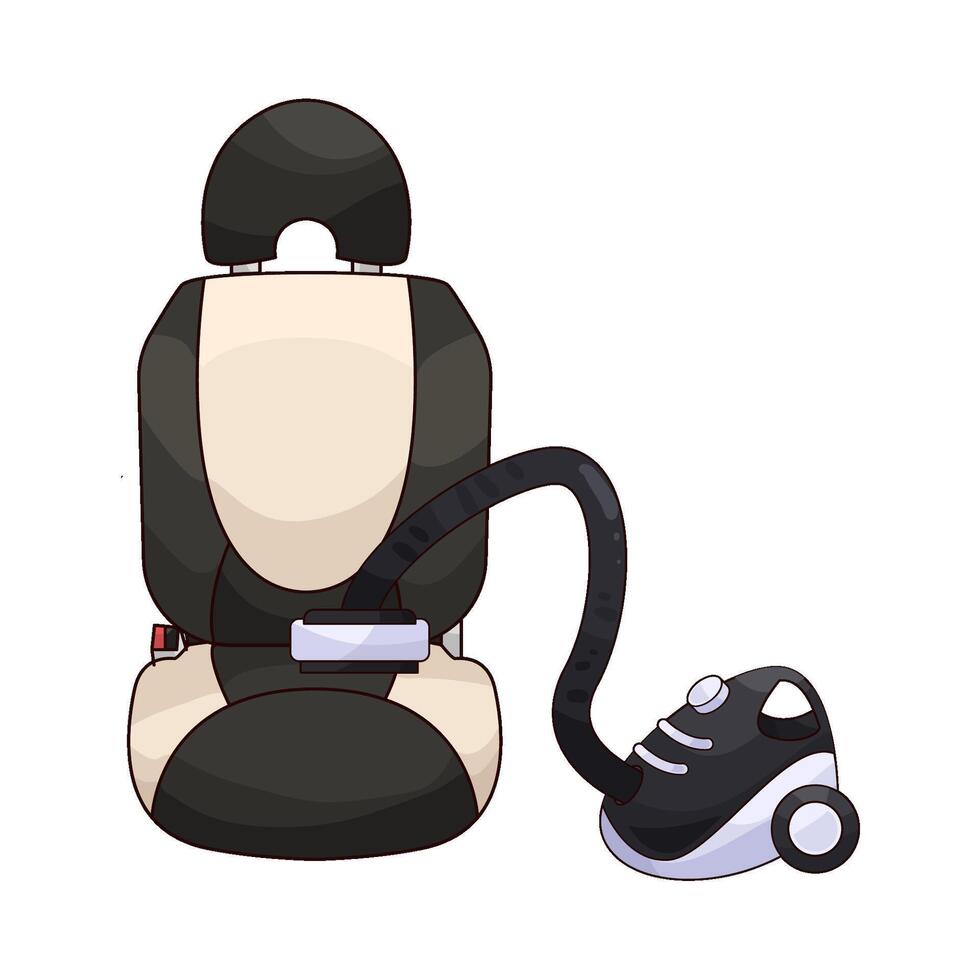 illustration of Clean Car Seats Clean vector